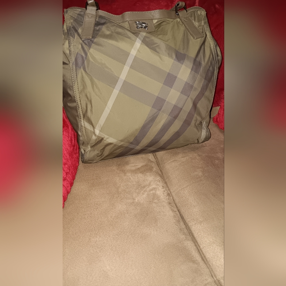 Olive Green Burberry Bag